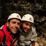 on Mauri e Miki Ferrata Burrone Giovanelli